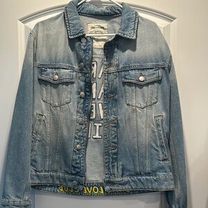 Zadig and Voltaire Light Blue Denim Jacket